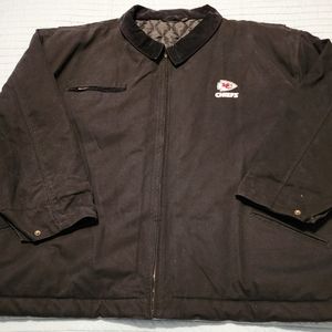 Dunbrooke Black KC Chiefs Coat Size 5XL